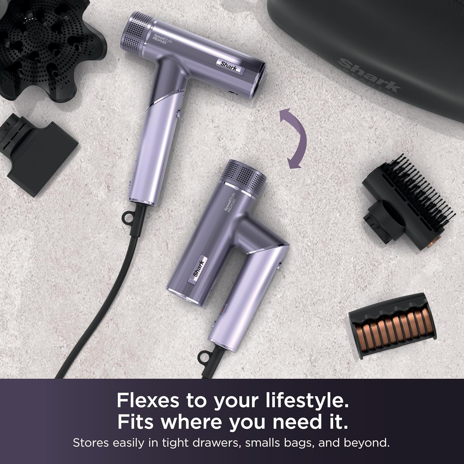 image:imageShark SpeedStyle Hair Dryer 3 Styling Tools Fine to Medium Hair HD331Limited Edition SpeedStyle Pro Flex