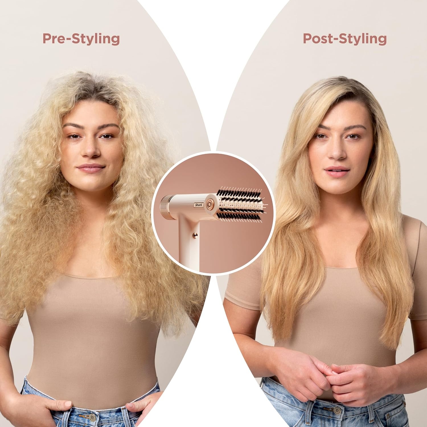 image:imageShark SpeedStyle Hair Dryer 3 Styling Tools Fine to Medium Hair HD331SpeedStyleStraight Wavy Hair