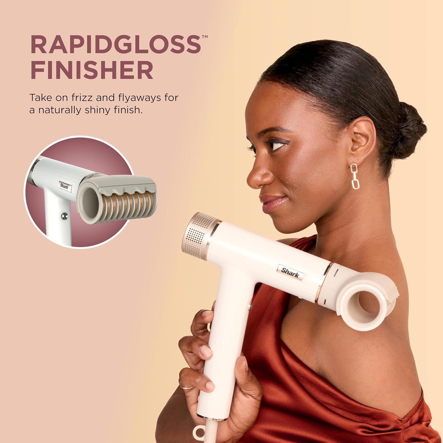 image:imageShark SpeedStyle Hair Dryer 3 Styling Tools Fine to Medium Hair HD331SpeedStyleStraight Wavy Hair