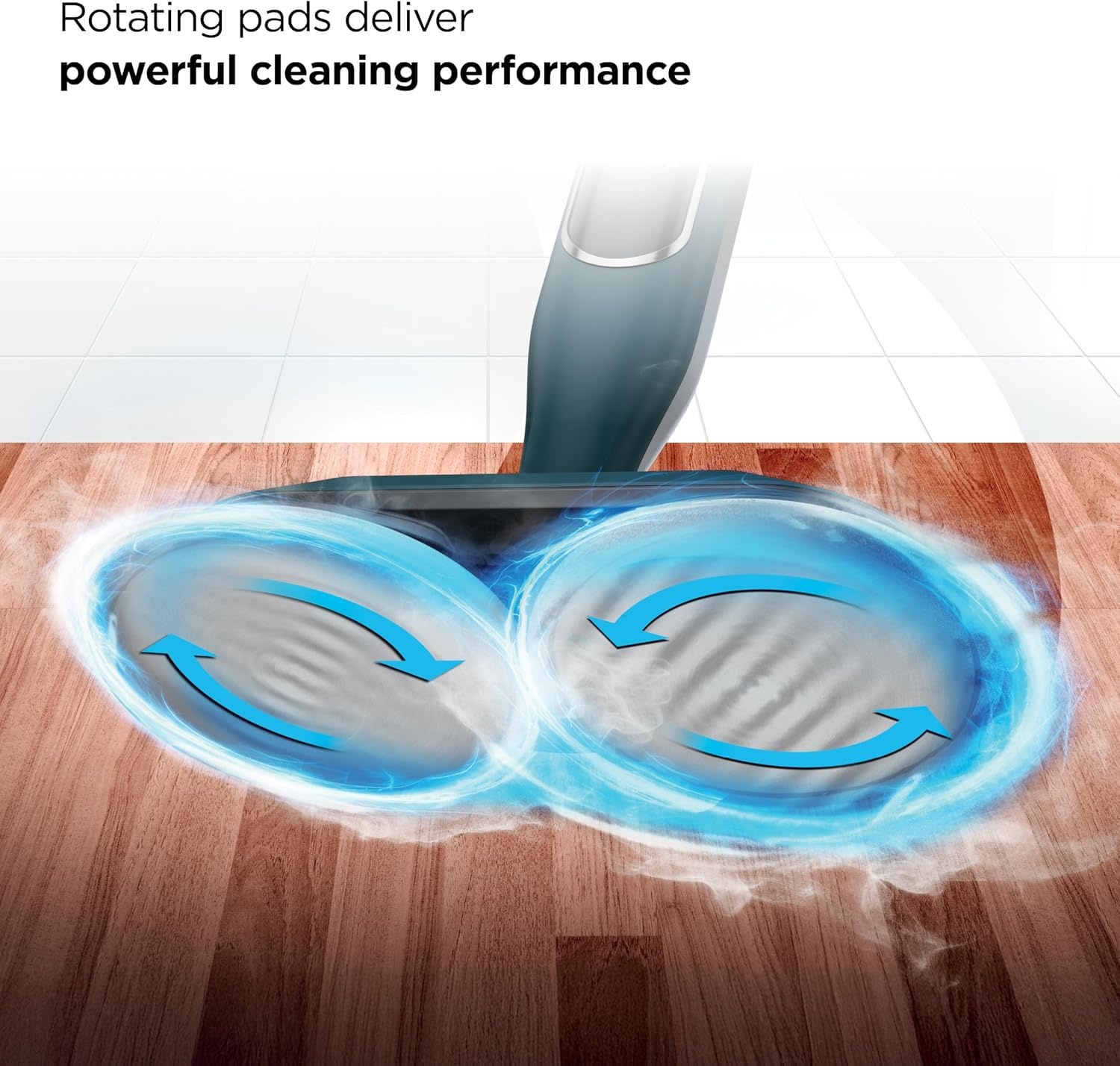 image:imageShark Steam amp Scrub Hard Floor Steam Mop Teal S8002BRNSteam Scrub 2pad