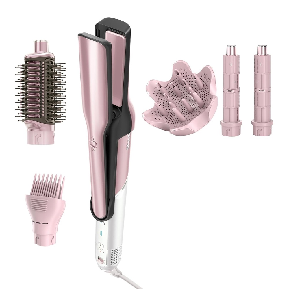 image:imageShark FlexStyle Glam CeramicPowerful Air StylingDrying System HD6051SPKCurly  Coily Hair Pink