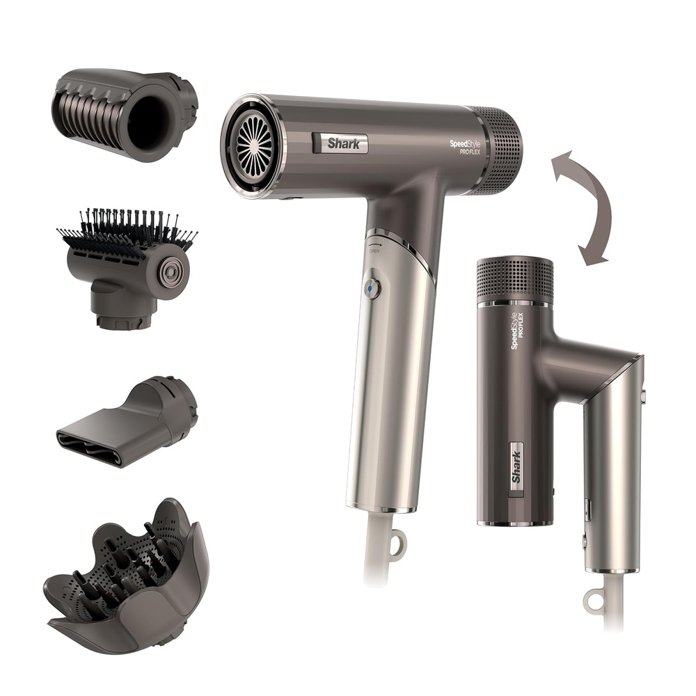 image:imageShark SpeedStyle Hair Dryer 3 Styling Tools Fine to Medium Hair HD331SpeedStyle Pro FlexFor All Hair Types