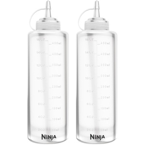 Ninja FlexFlame Griddle Spatula, Stainless Steel, Non-Slip Handle(Squirt Bottles – 2 pack)