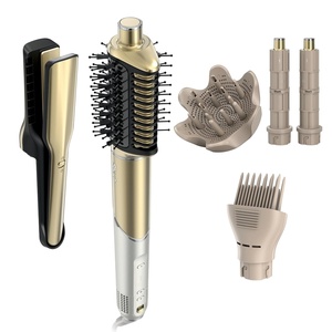 Shark FlexStyle Glam, Ceramic+Powerful Air Styling+Drying System, HD6051SPK(Curly & Coily Hair)