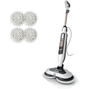 Shark Steam & Scrub Hard Floor Steam Mop, Teal, S8002BRN(Steam&Scrub w/ Steam Blaster (4-pad))