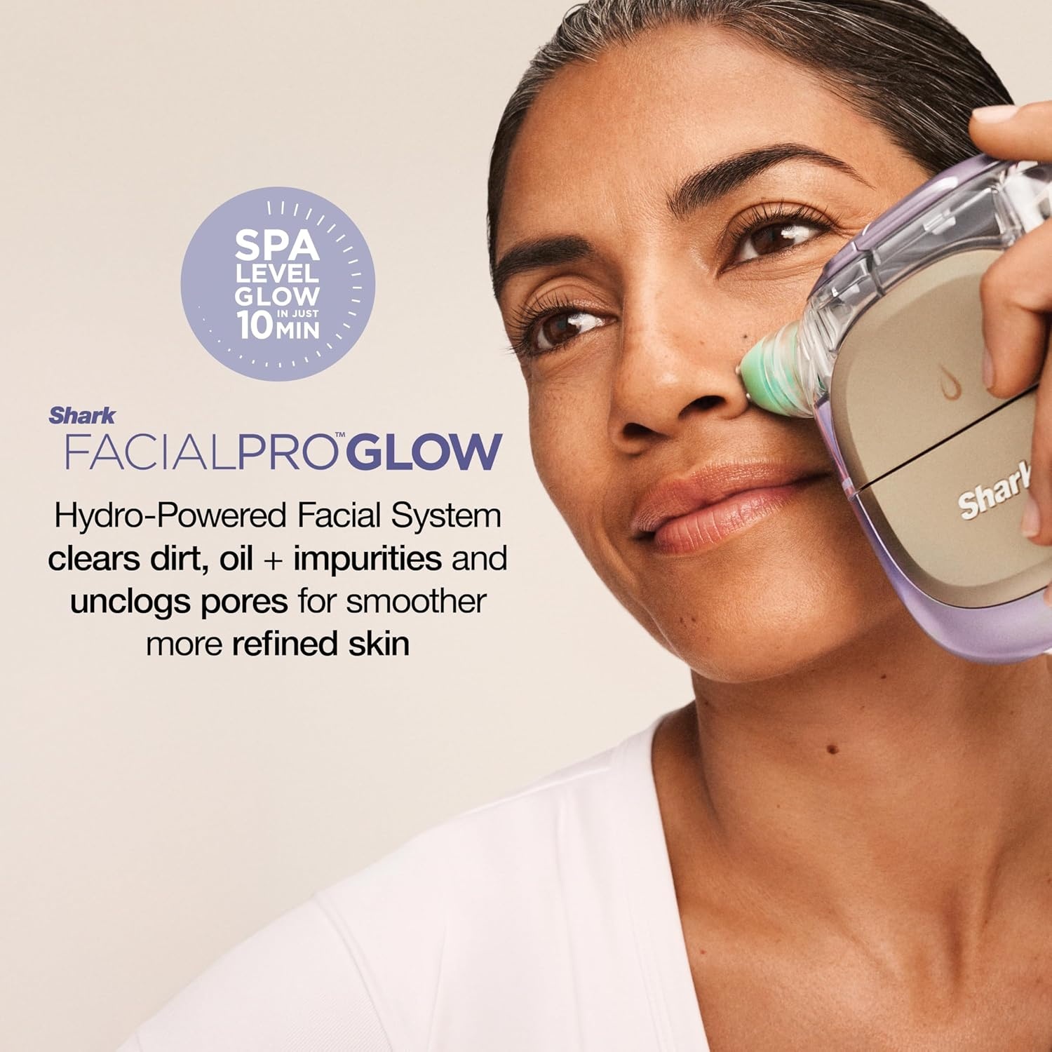 image:imageShark FacialPro Glow DePuffi 2in1 Facial amp Contrast Therapy FH320PLFacialpro Glow Depuffi Black