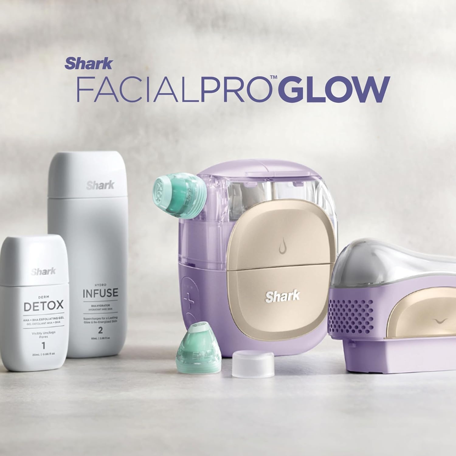 image:imageShark FacialPro Glow DePuffi 2in1 Facial amp Contrast Therapy FH320PLFacialpro Glow Depuffi Black