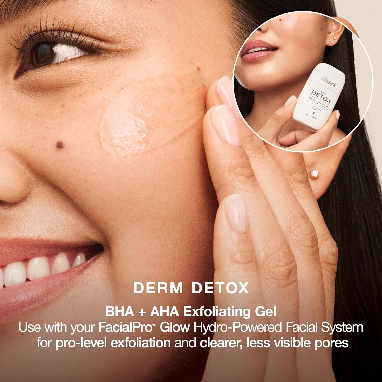 image:imageShark FacialPro Glow DePuffi 2in1 Facial amp Contrast Therapy FH320PLFacialpro Glow Depuffi Black
