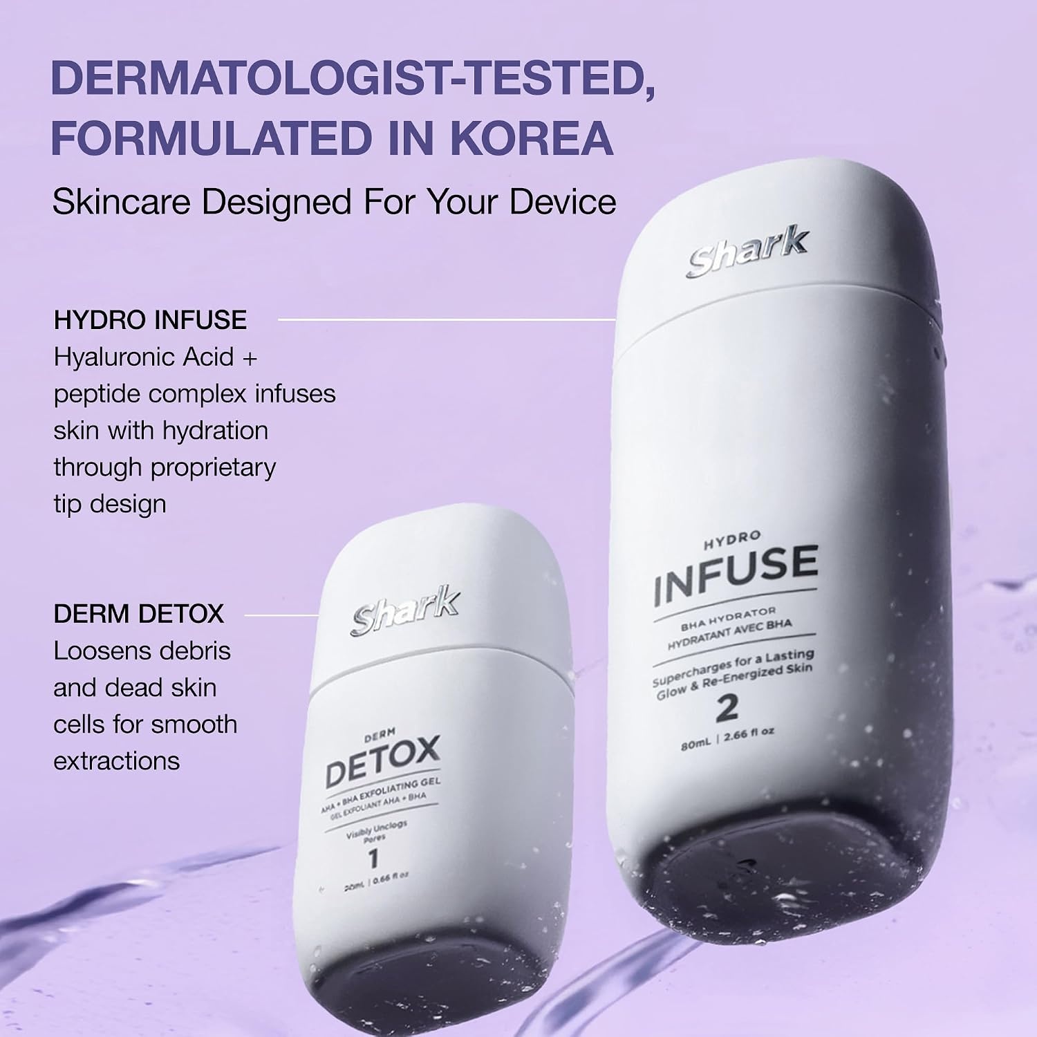 image:imageShark FacialPro Glow DePuffi 2in1 Facial amp Contrast Therapy FH320PLFacialpro Glow Depuffi Pink