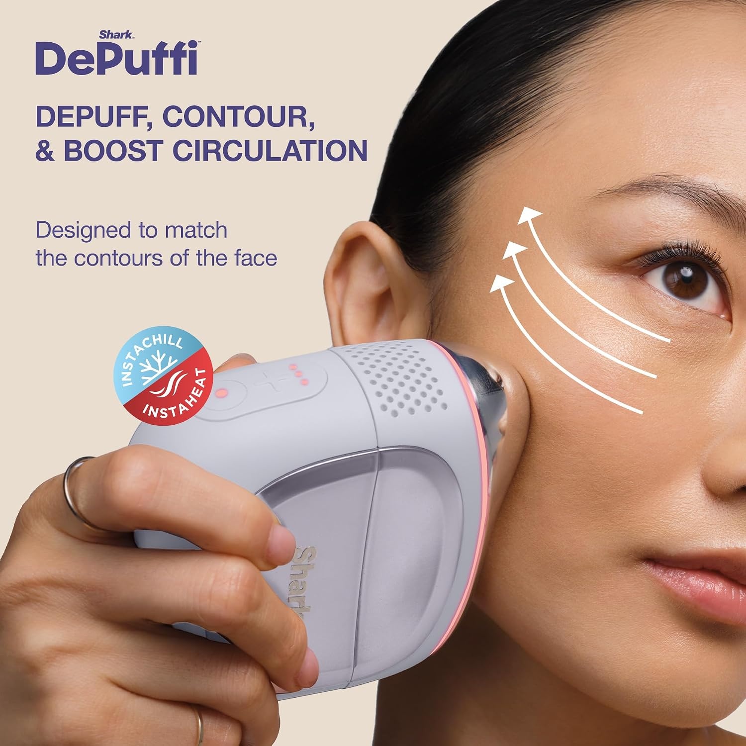 image:imageShark FacialPro Glow DePuffi 2in1 Facial amp Contrast Therapy FH320PLFacialpro Glow Depuffi Pink