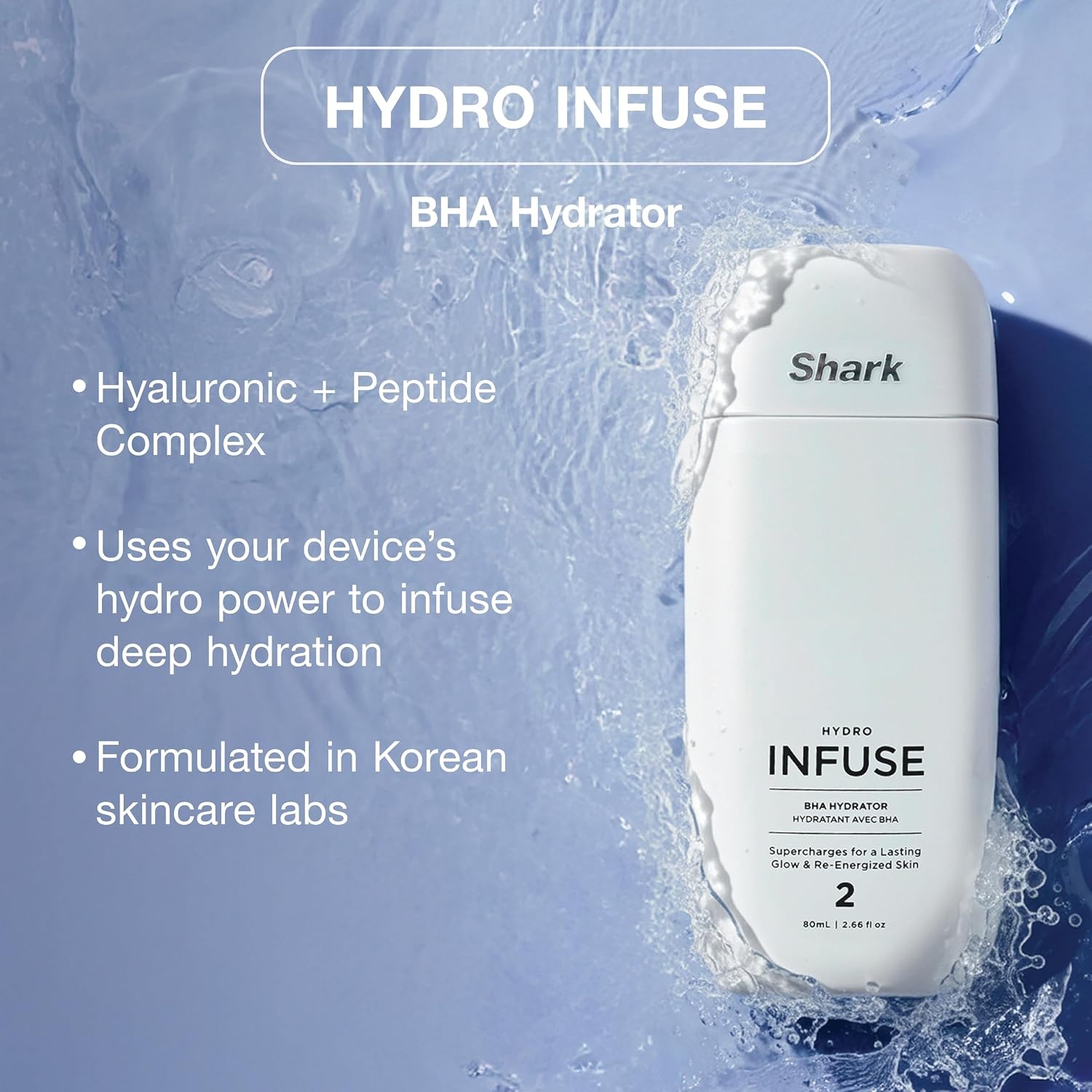 image:imageShark FacialPro Glow DePuffi 2in1 Facial amp Contrast Therapy FH320PLFacialpro Glow Blue