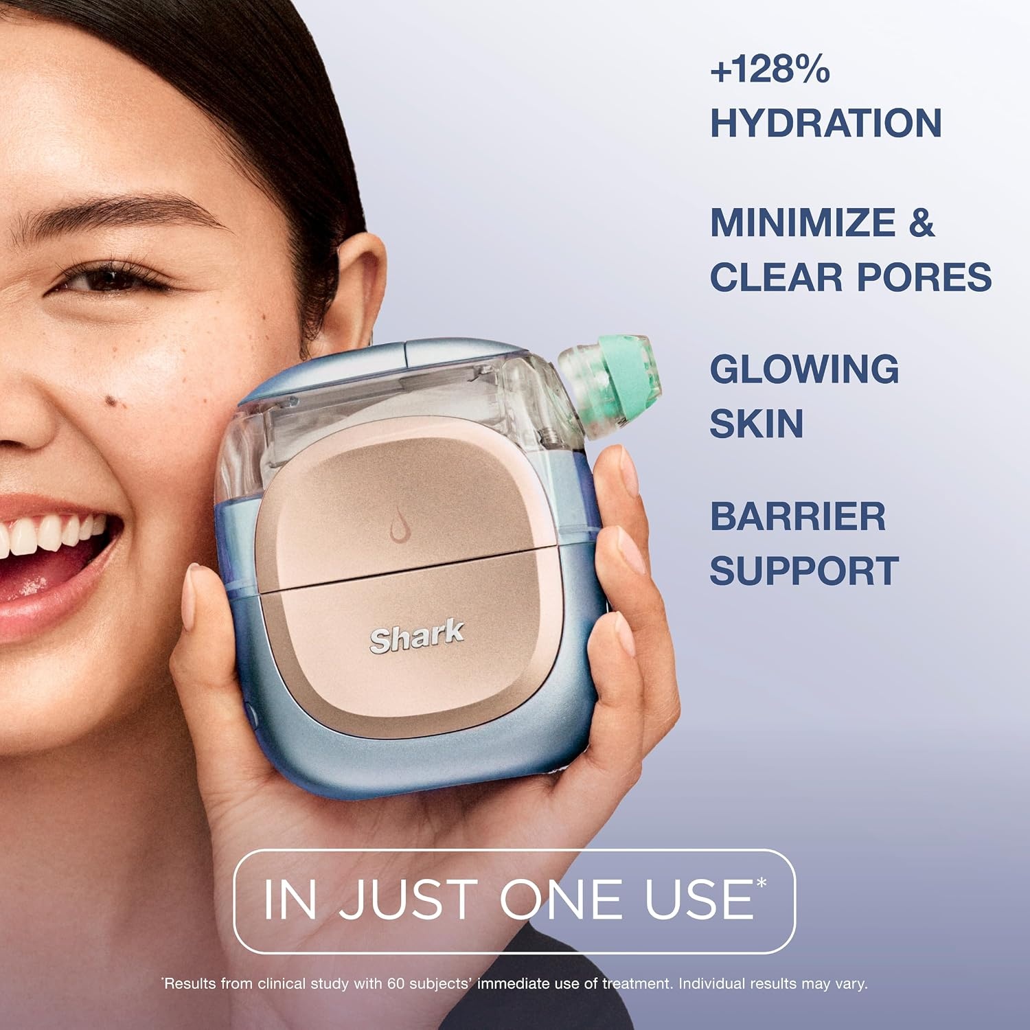 image:imageShark FacialPro Glow DePuffi 2in1 Facial amp Contrast Therapy FH320PLFacialpro Glow Blue