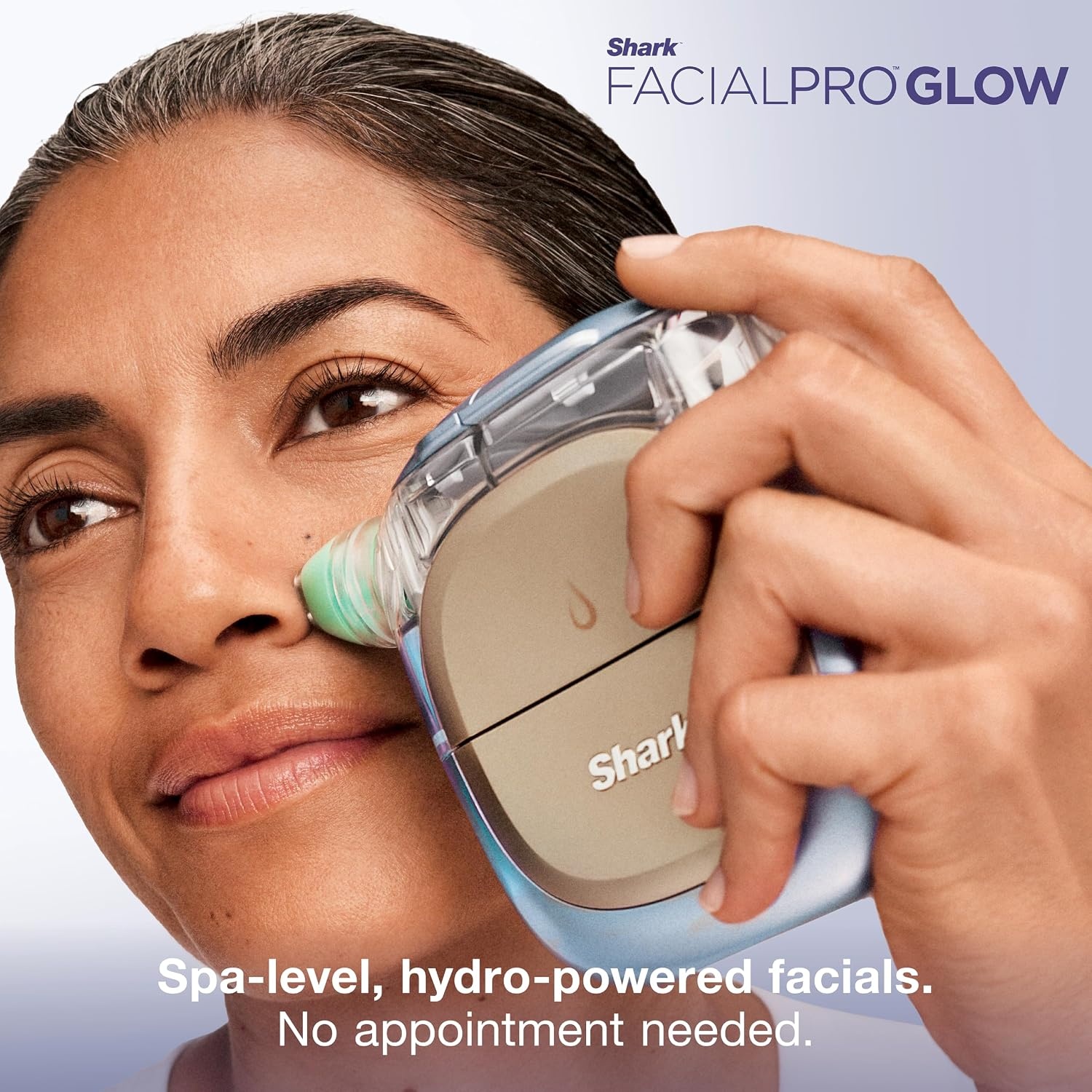 image:imageShark FacialPro Glow DePuffi 2in1 Facial amp Contrast Therapy FH320PLFacialpro Glow Pink