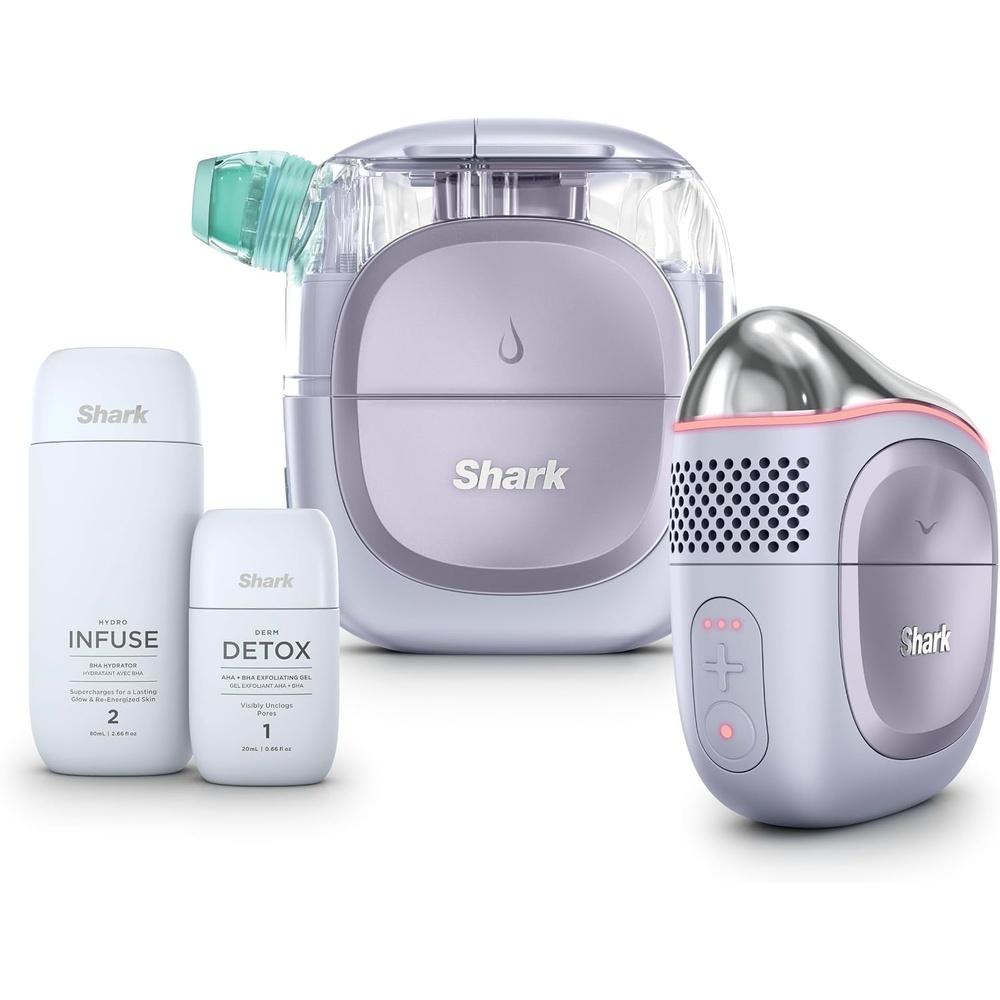 image:imageShark FacialPro Glow DePuffi 2in1 Facial amp Contrast Therapy FH320PLFacialpro Glow Depuffi Lilac