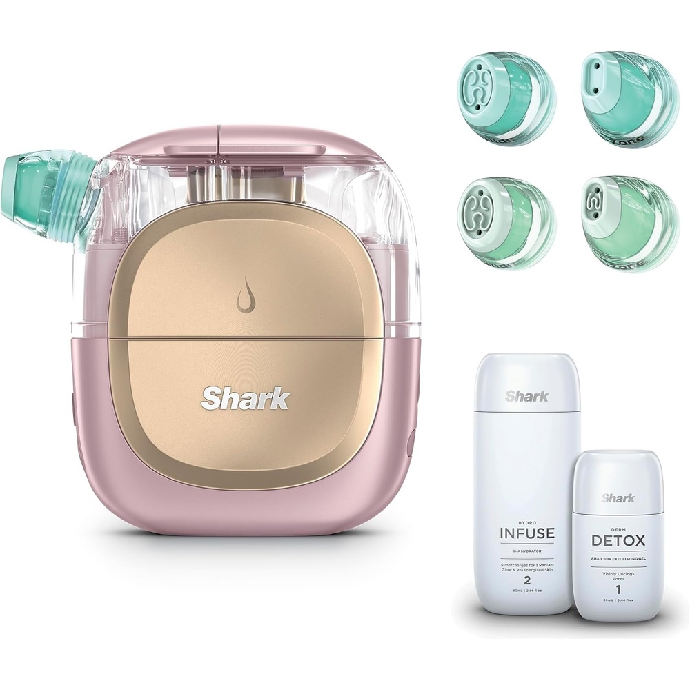 image:imageShark FacialPro Glow DePuffi 2in1 Facial amp Contrast Therapy FH320PLFacialpro Glow Pink