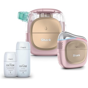 Shark FacialPro Glow + DePuffi 2-in-1 Facial & Contrast Therapy, FH320PL(Facialpro Glow + Depuffi (Pink))