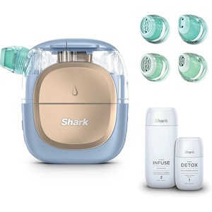 Shark FacialPro Glow + DePuffi 2-in-1 Facial & Contrast Therapy, FH320PL(Facialpro Glow (Blue))