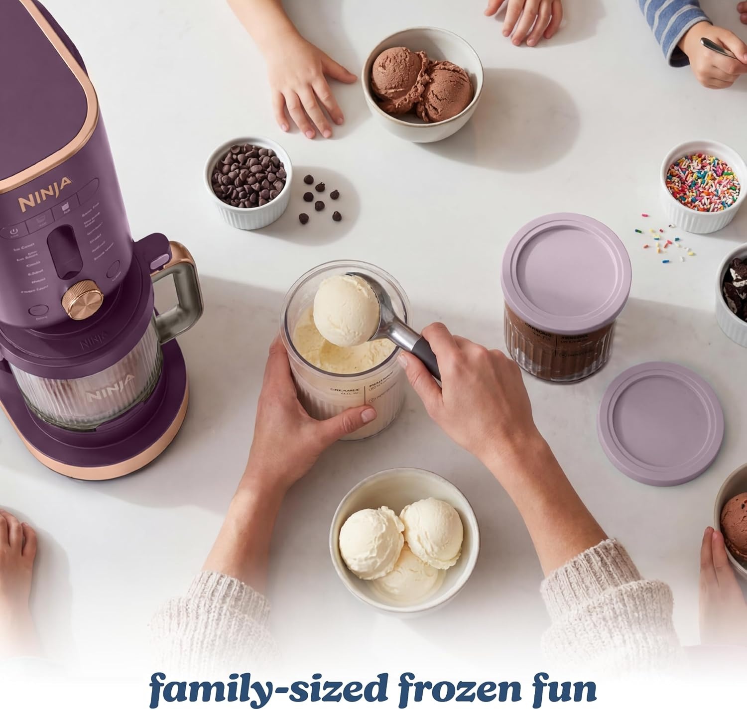 image:imageNinja Creami XL 11in1 Ice Cream Maker with XL Capacity NC601PUNC601PU