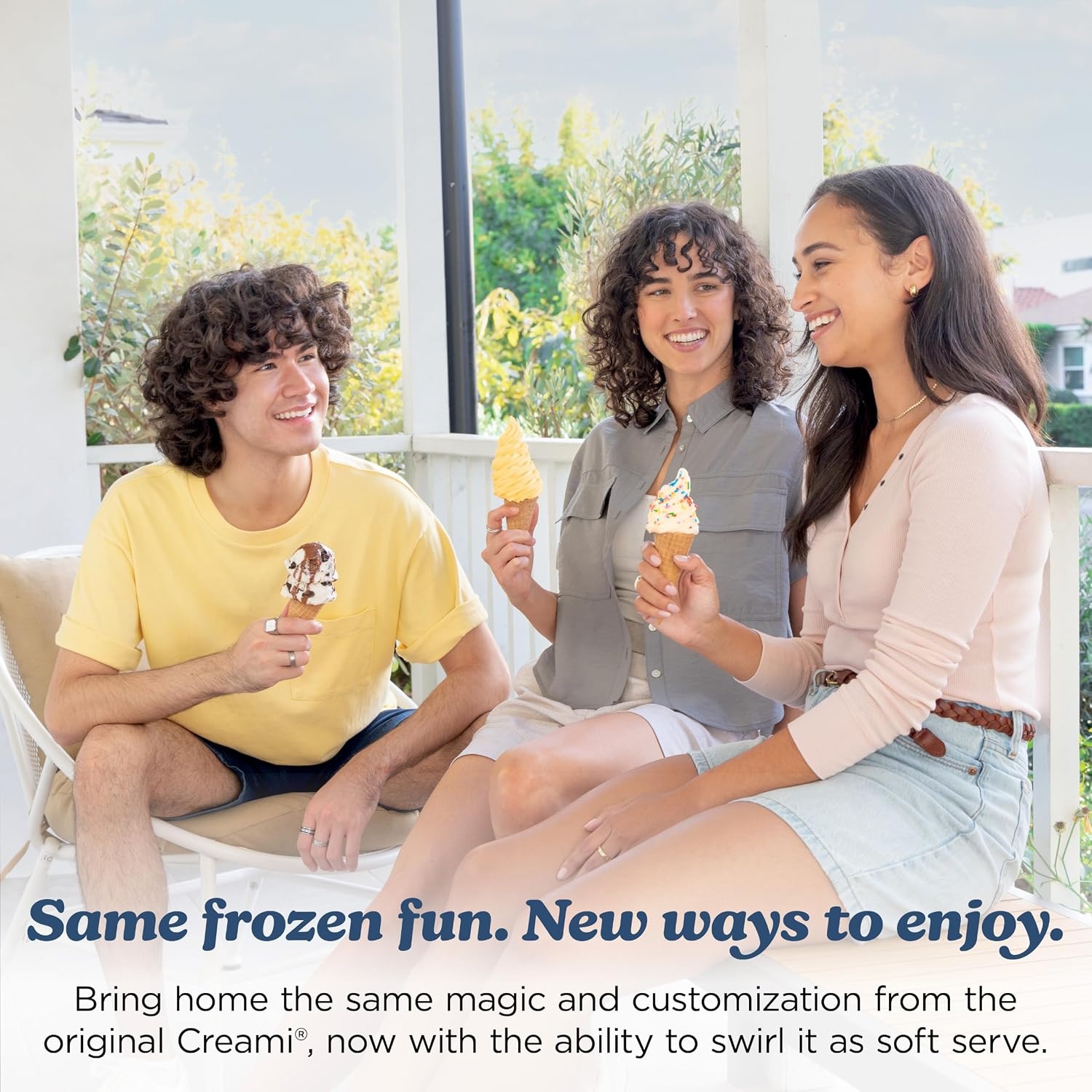 image:imageNinja Creami Scoop amp Swirl 13in1 Ice Cream and Soft Serve Maker NC701BRCREAMi Scoop Swirl Navy