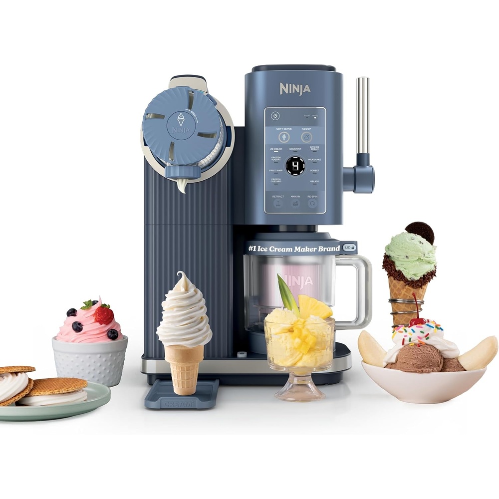 image:imageNinja Creami Scoop amp Swirl 13in1 Ice Cream and Soft Serve Maker NC701BRCREAMi Scoop  Swirl Navy