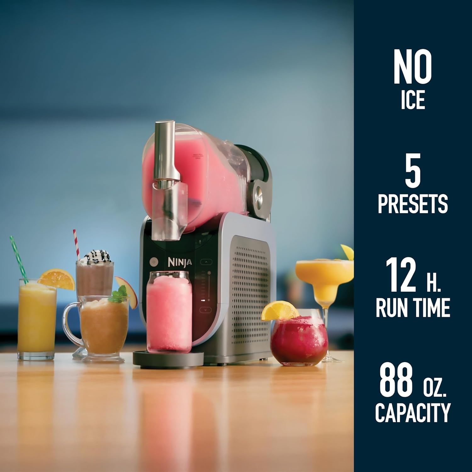 image:imageNinja SLUSHi Smart Frozen Drink Maker SlushAisst Techonology FS351BLBlack