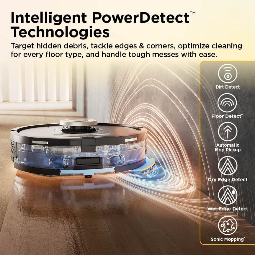 image:imageShark PowerDetect ThermaCharged NeverTouch Pro Robot Vacuum Black RV2920XEPowerDetect ThermaCharged Black