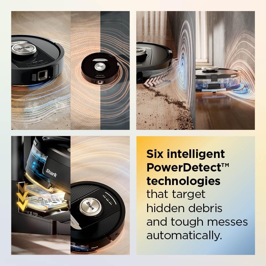 image:imageShark PowerDetect ThermaCharged NeverTouch Pro Robot Vacuum Black RV2920XEPowerDetect ThermaCharged Black