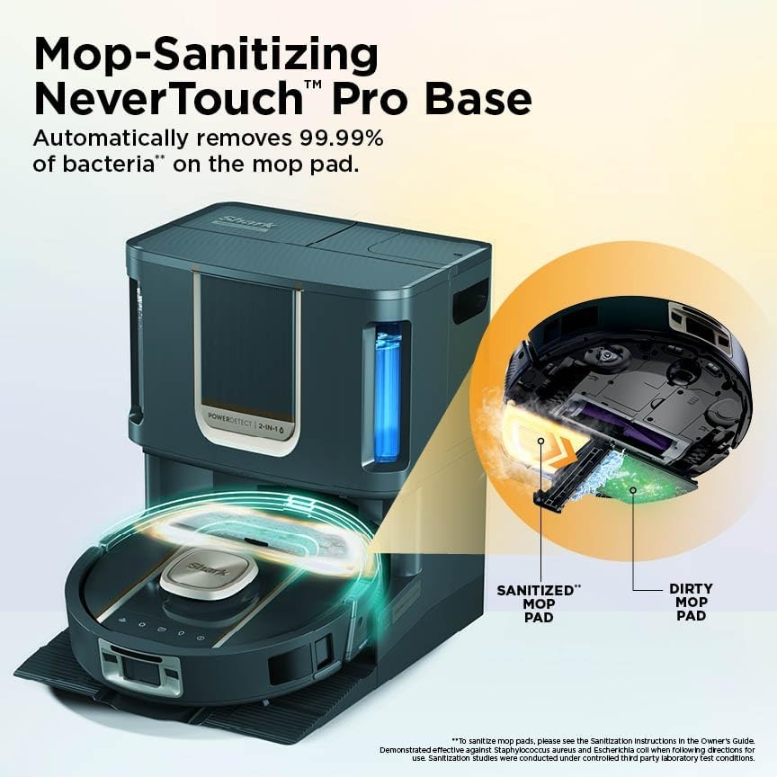 image:imageShark PowerDetect ThermaCharged NeverTouch Pro Robot Vacuum Black RV2920XEPowerDetect ThermaCharged Black