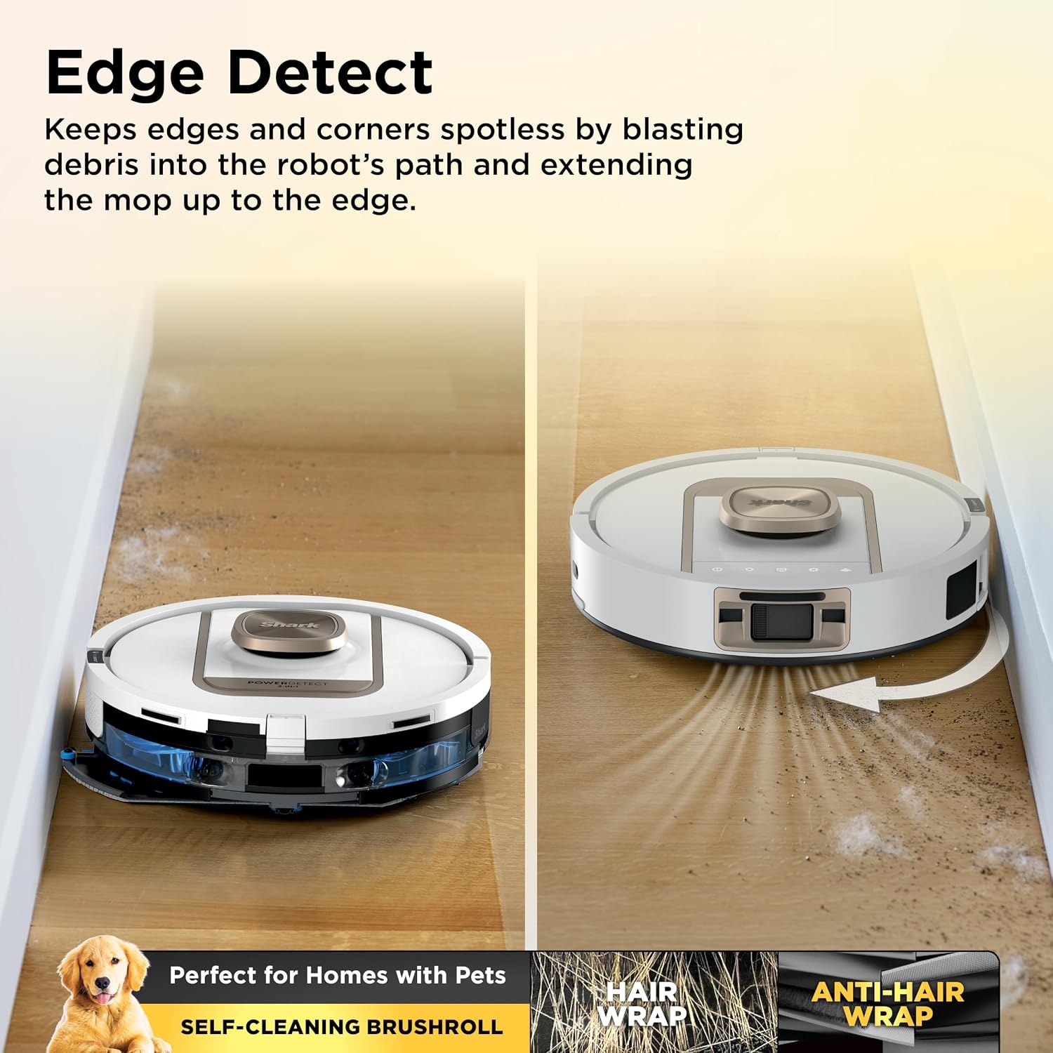 image:imageShark PowerDetect ThermaCharged NeverTouch Pro Robot Vacuum Black RV2920XEPowerDetect ThermaCharged White