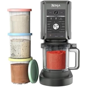Ninja CREAMi XL Deluxe (CN551CCO) 11-in-1 Ice Cream and Frozen Treat Maker with 4 Pints and Lids