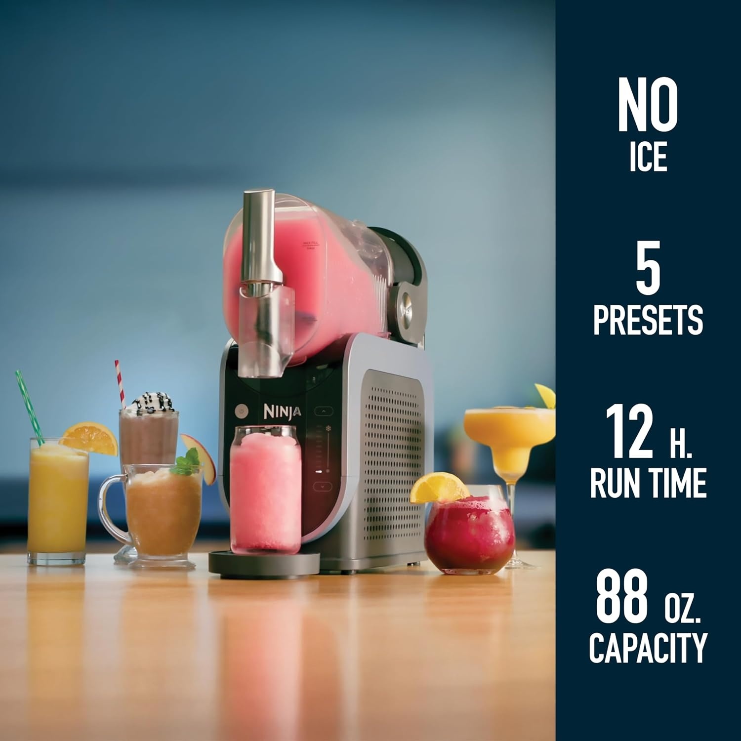 image:imageNinja SLUSHi Twist Smart Frozen Drink Maker with Dual SlushAssist FS701PUBlack