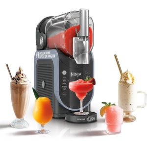 Ninja SLUSHi Twist Smart Frozen Drink Maker with Dual SlushAssist, FS701PU(Black)