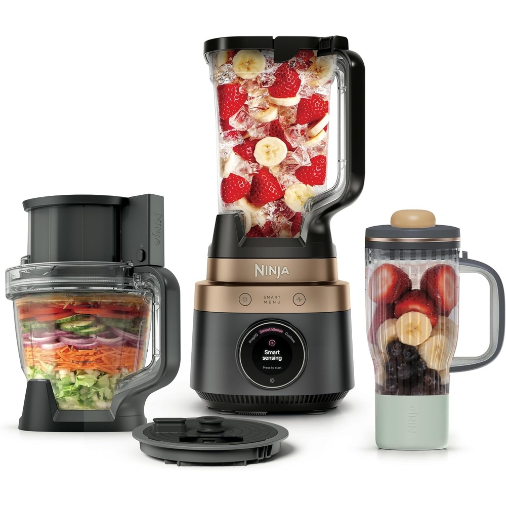 image:imageNinja CrushBOSS 4in1 Blender Processor amp Auto Dicing 1850PW LB451BK1