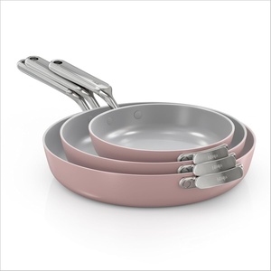 Ninja NeverQuit™ 12-Piece Ceramic Cookware Set, Forest Sage, CQ19012GN6(Chai Pink)