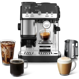 Ninja Luxe Café Mini Plus with AutoFroth, Espresso & Drip, Stainless, ES351(Luxe Café Mini)