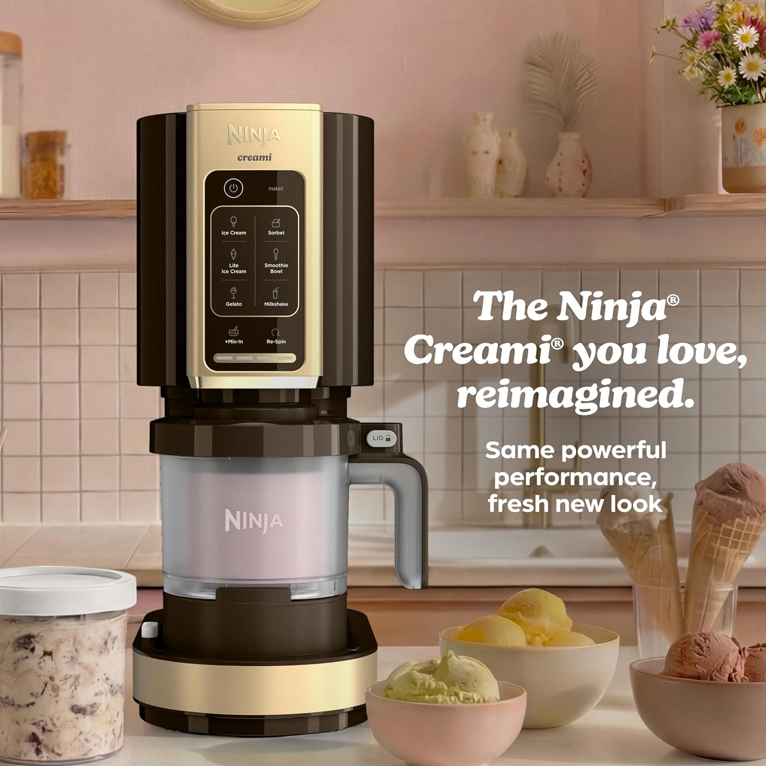 image:imageNinja Creami 7in1 Ice Cream Maker Plum NC351PUCREAMi 7in1 w 2 Pints Mocha