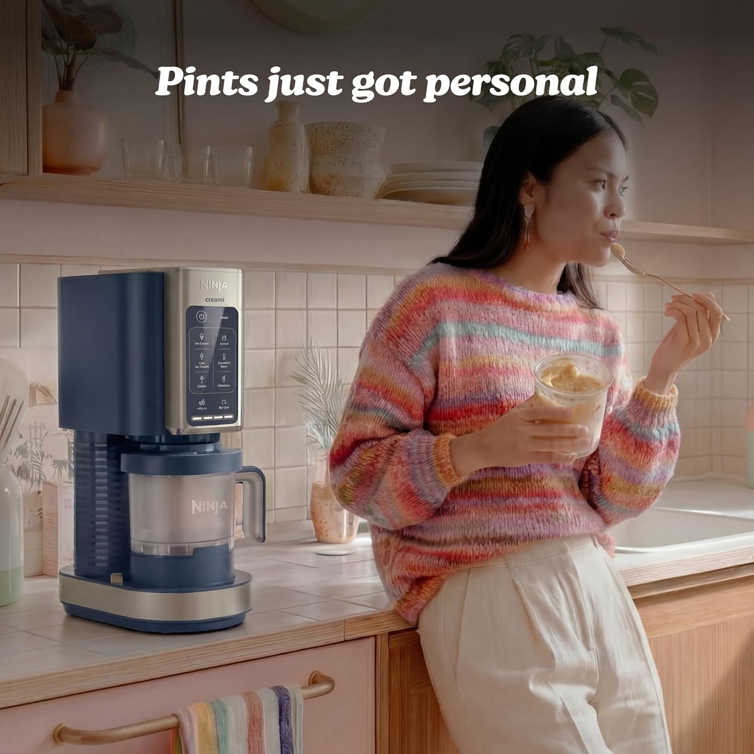 image:imageNinja Creami 7in1 Ice Cream Maker Plum NC351PUCREAMi 7in1 w 2 Pints Navy