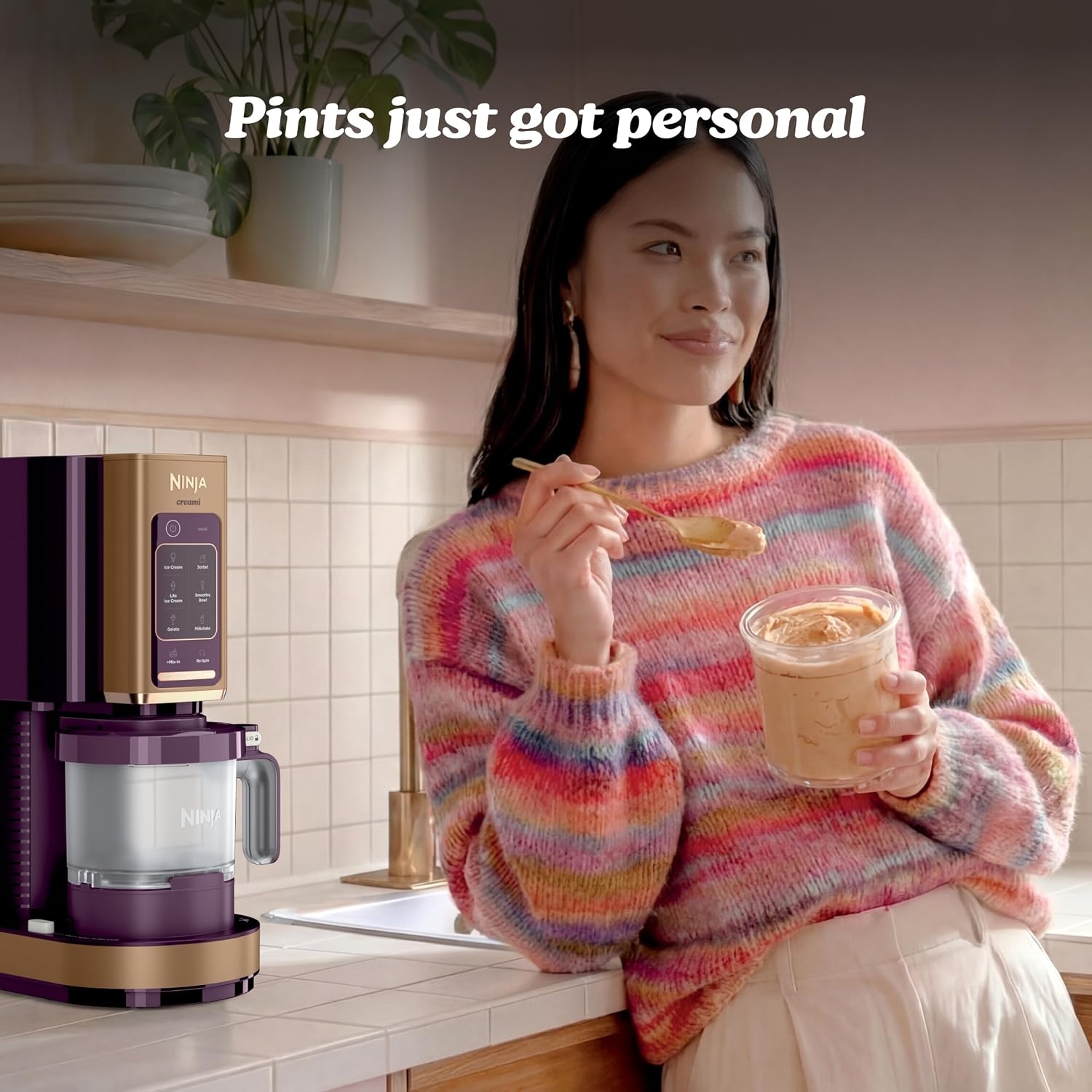 image:imageNinja Creami 7in1 Ice Cream Maker Plum NC351PUCREAMi 7in1 w 2 Pints Plum