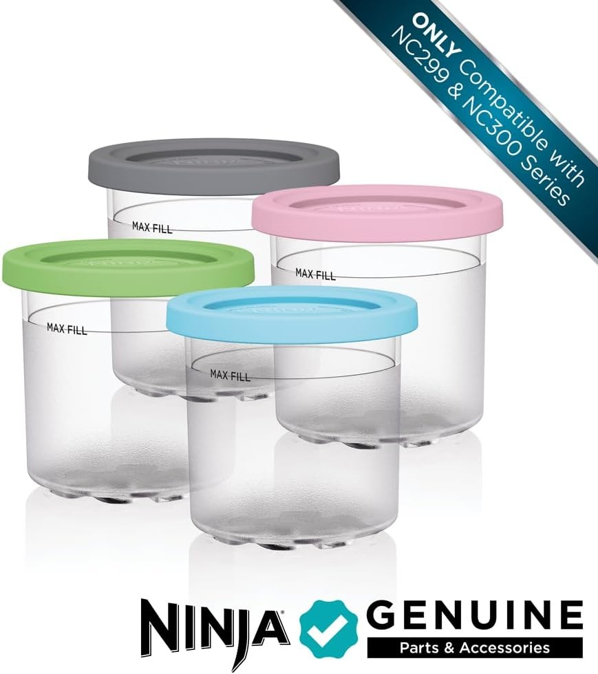 image:imageNinja Creami 7in1 Ice Cream Maker Plum NC351PUPints for NC23 4 pack