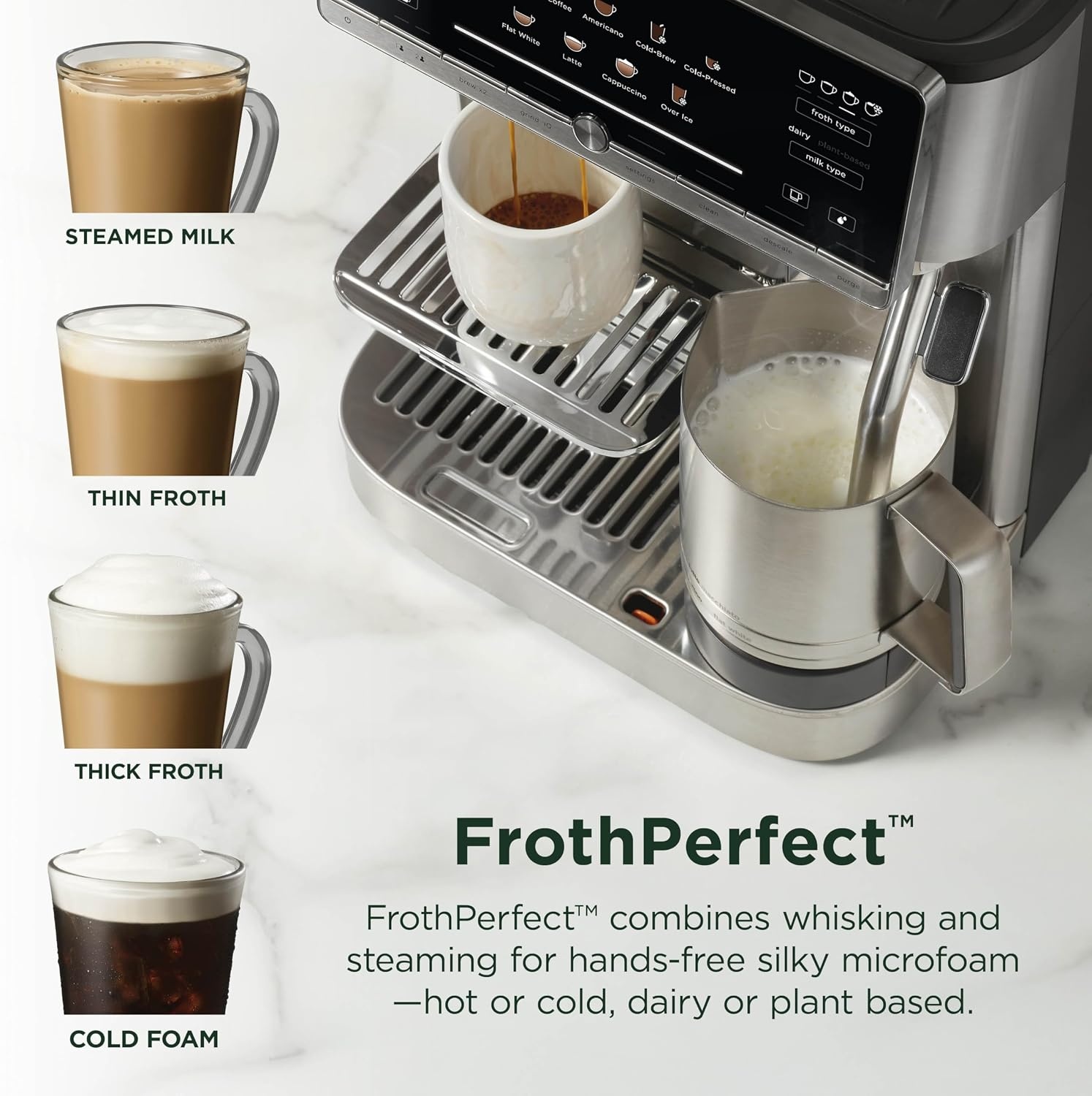 image:imageNinja AutoBarista Pro Fully Automatic Espresso 13 Drink Options AE1051AutoBarista Espresso 10 Drink Options