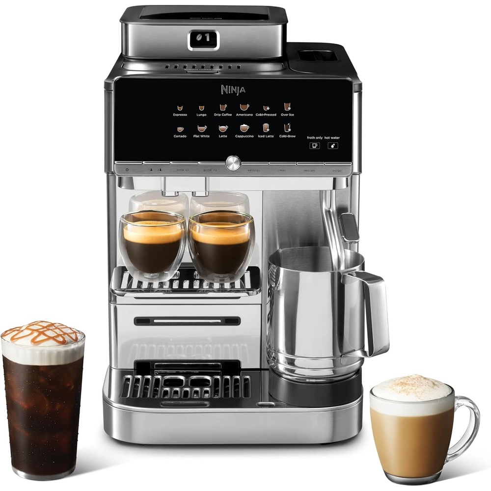 image:imageNinja AutoBarista Pro Fully Automatic Espresso 13 Drink Options AE1051AutoBarista Espresso 13 Drink Options