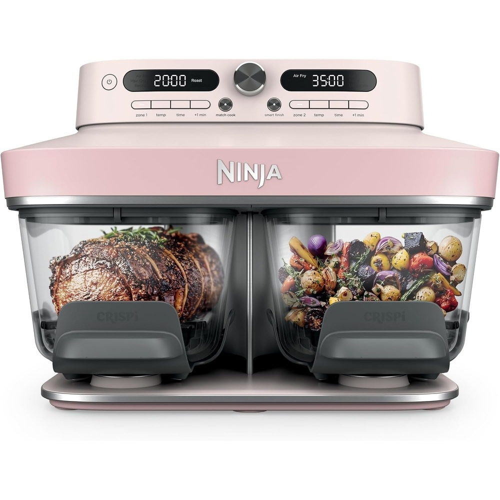 image:imageNinja Crispi DualZone Glass Countertop Air Fryer Vista Green DD101GN2Rose Quartz