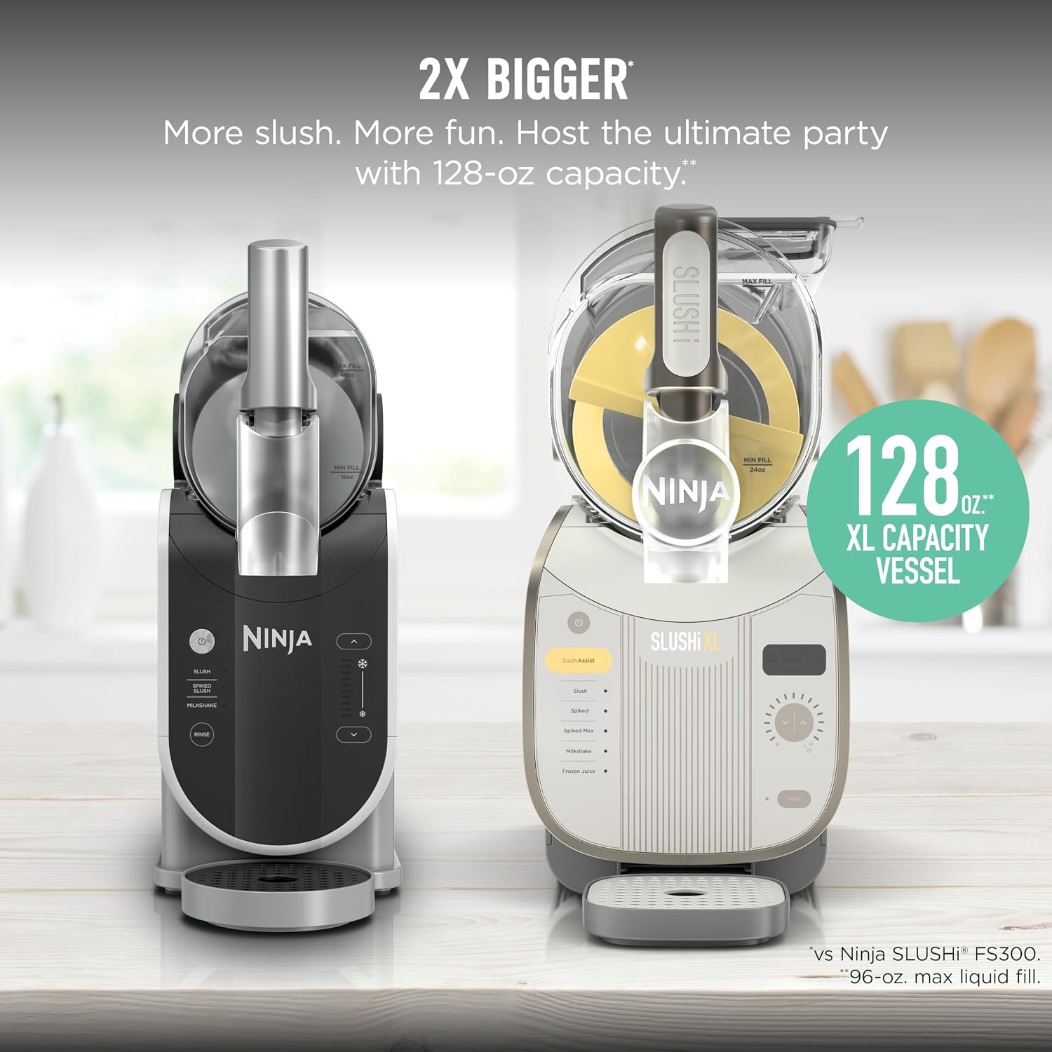 image:imageNinja SLUSHi XL FS601CBR Smart Frozen Drinks and Sushi Machine with SlushAssist Technology 36 Litre Capacity Sodas Margaritas Frappes Milkshakes and More Cream