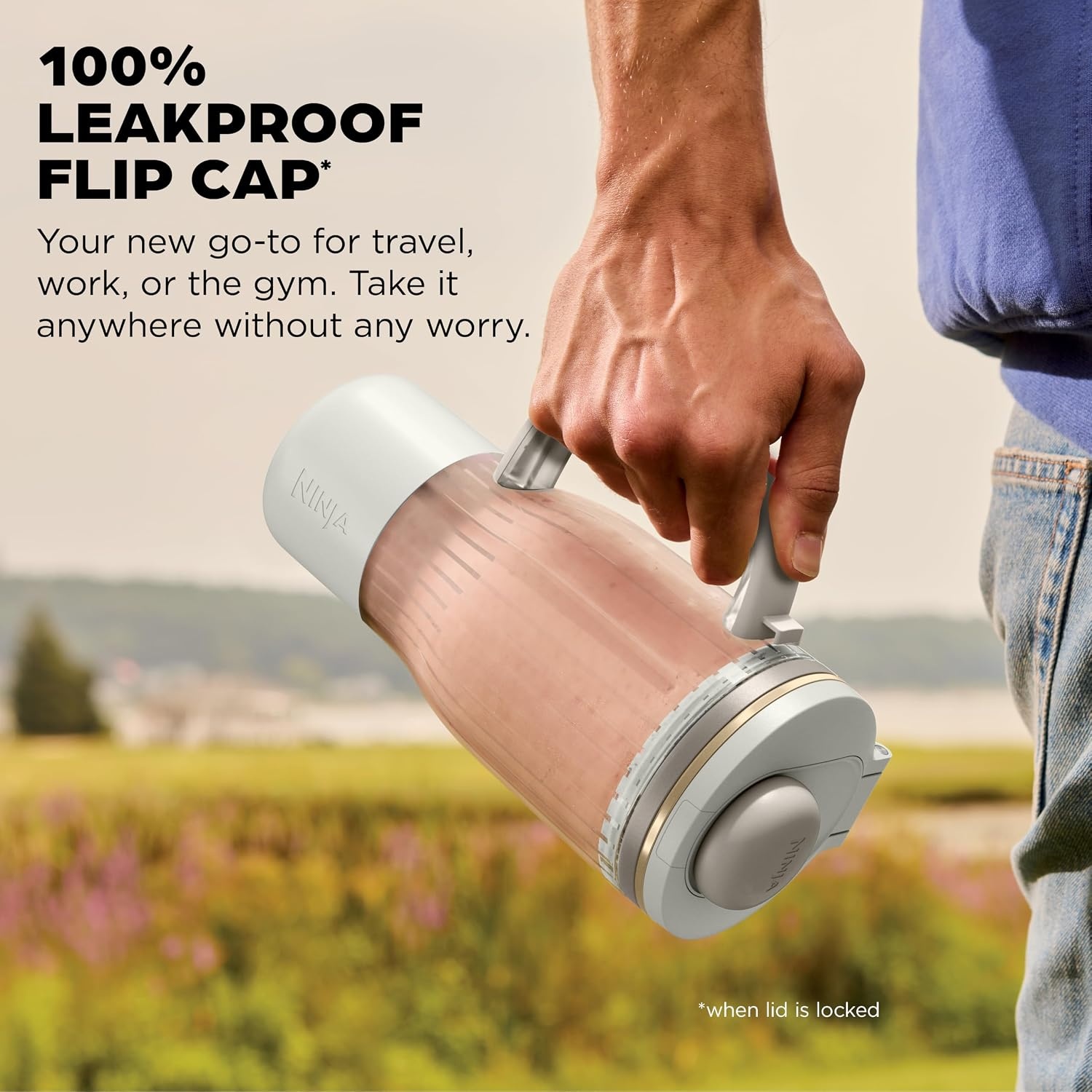 image:imageNinja French Door Premier Air Fry Oven Amazon Exclusive Bone amp ChampagneBlendBOSS Personal Blender