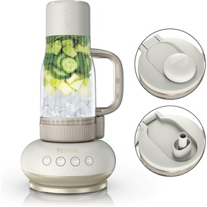Ninja French Door Premier Air Fry Oven, Amazon Exclusive Bone & Champagne(BlendBOSS Personal Blender)