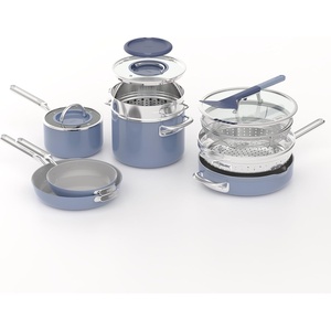 Ninja NeverQuit™ 13-Piece Ceramic Cookware Set, Nautical Navy, CQ19013PU1