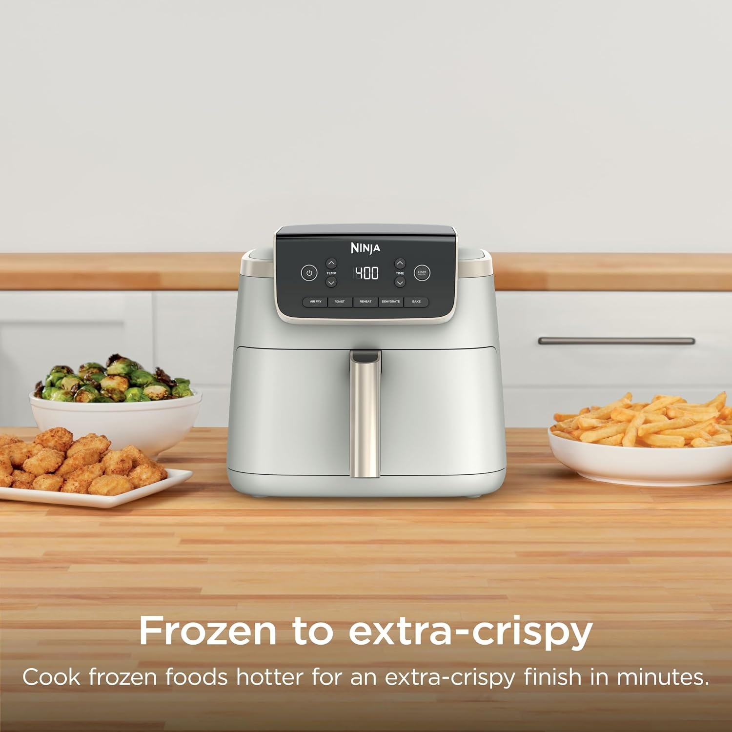 image:imageNinja Air Fryer Pro 5 Qt 5in1 Amazon Exclusive Bone amp Champagne