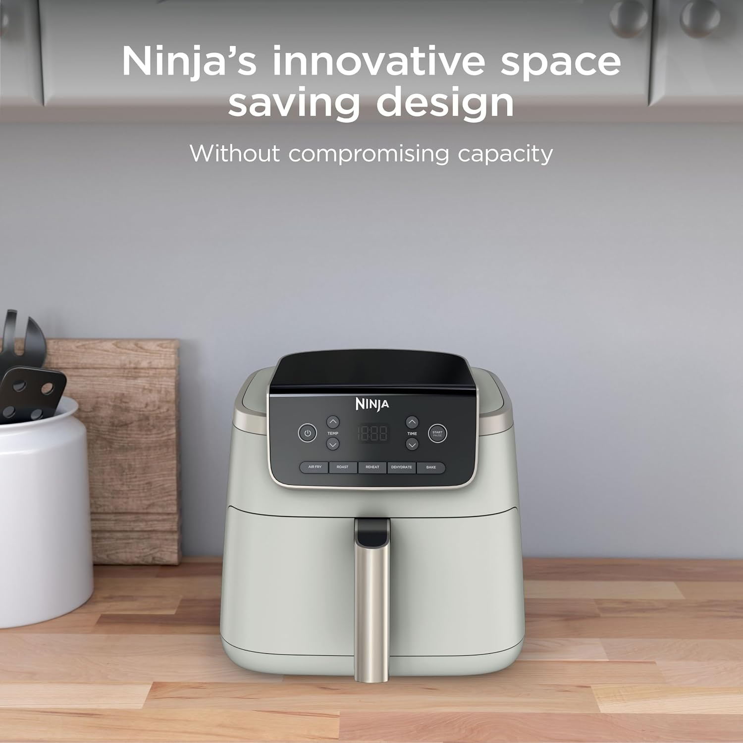 image:imageNinja Air Fryer Pro 5 Qt 5in1 Amazon Exclusive Bone amp Champagne