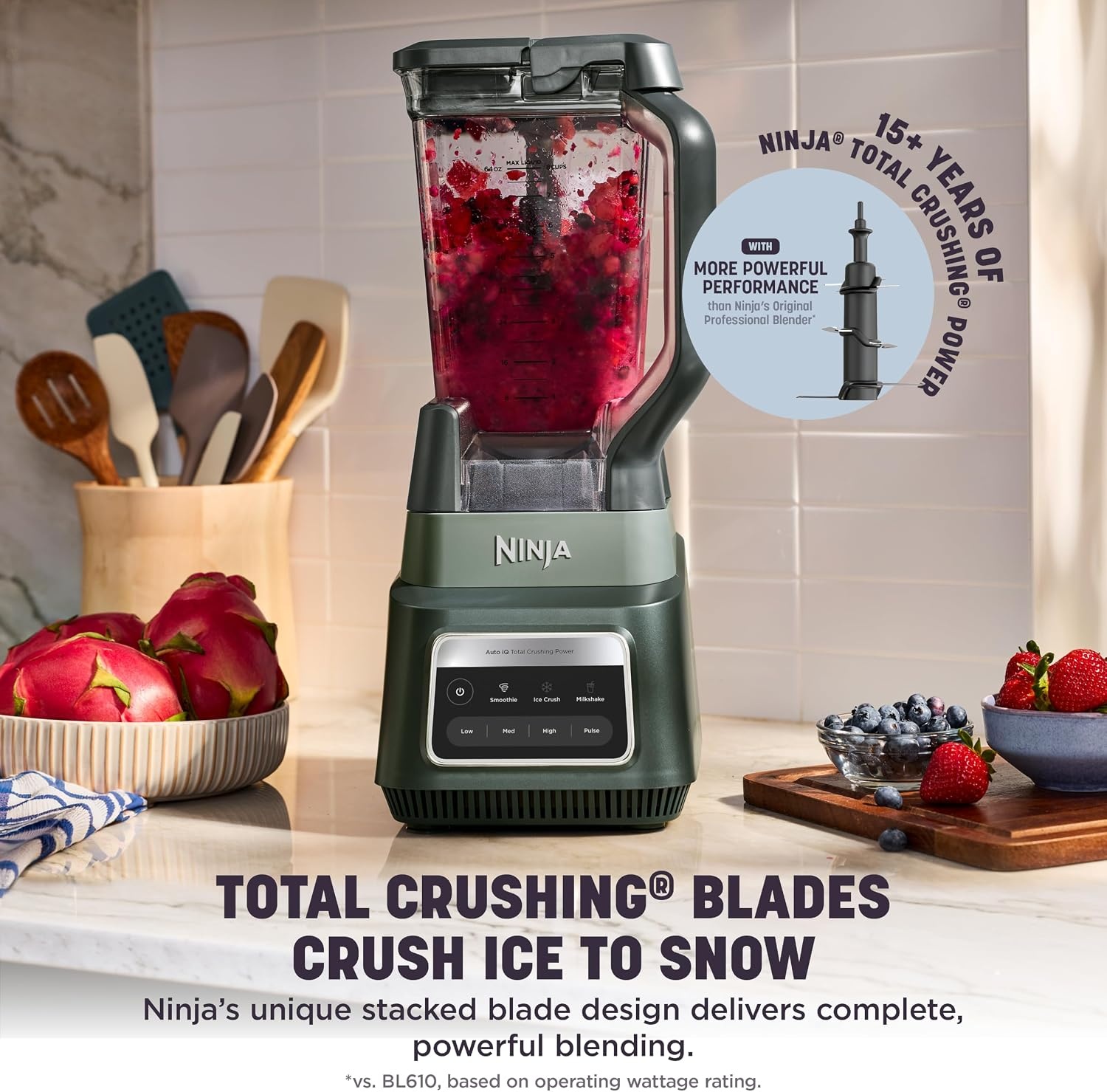 image:imageNinja TotalCrush Professional Blender with AutoiQ Velvet Tide IQ601BL