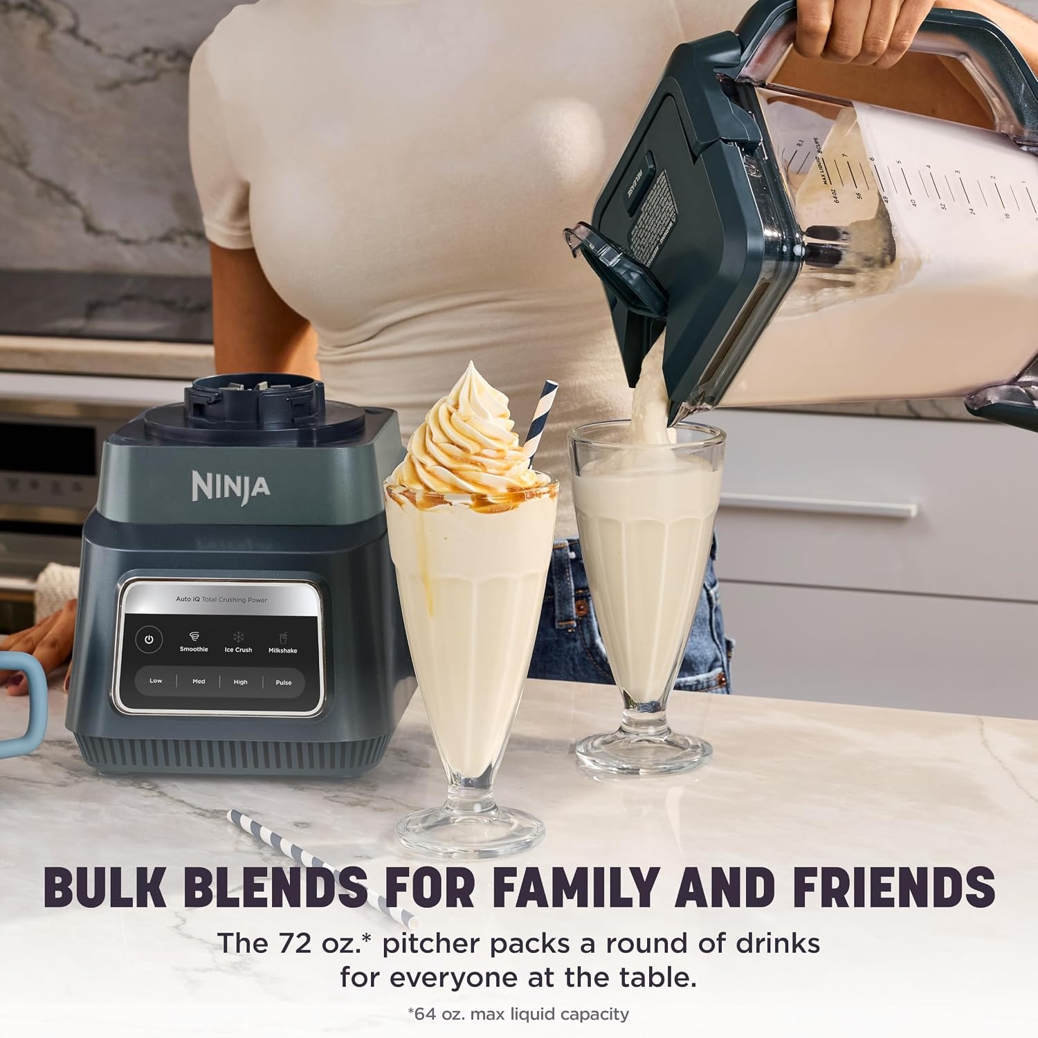 image:imageNinja TotalCrush Professional Blender with AutoiQ Velvet Tide IQ601BL